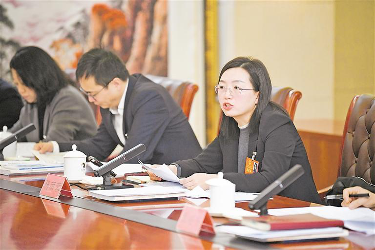 自治区人大代表杨丽蓉提出建议