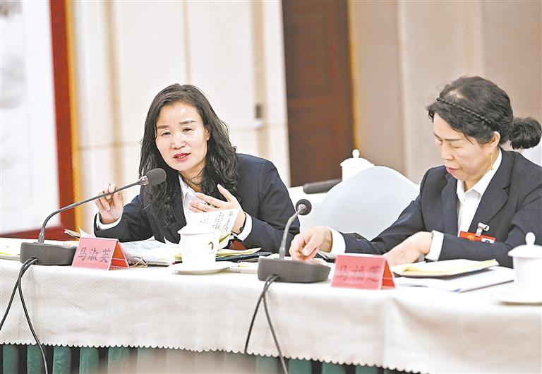 自治区人大代表马淑英提出建议