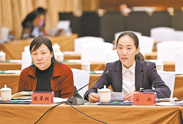 自治区人大代表宋扬发表建议